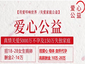 临泽捐卵助孕生子 爱心志愿者招募